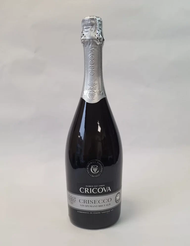 a bottle of sparkling wine crisecco