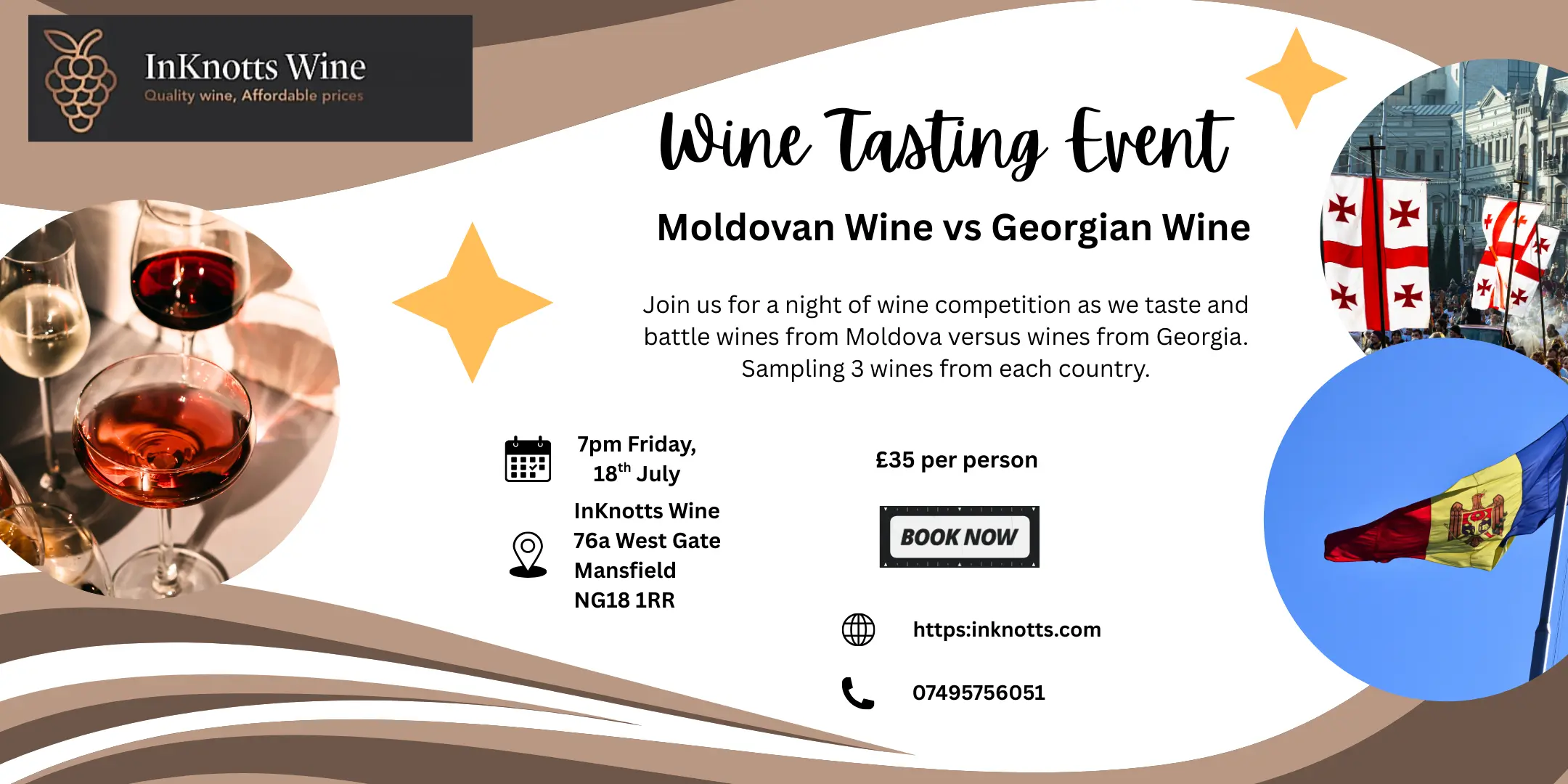 moldovan wine vs georgian wine poster